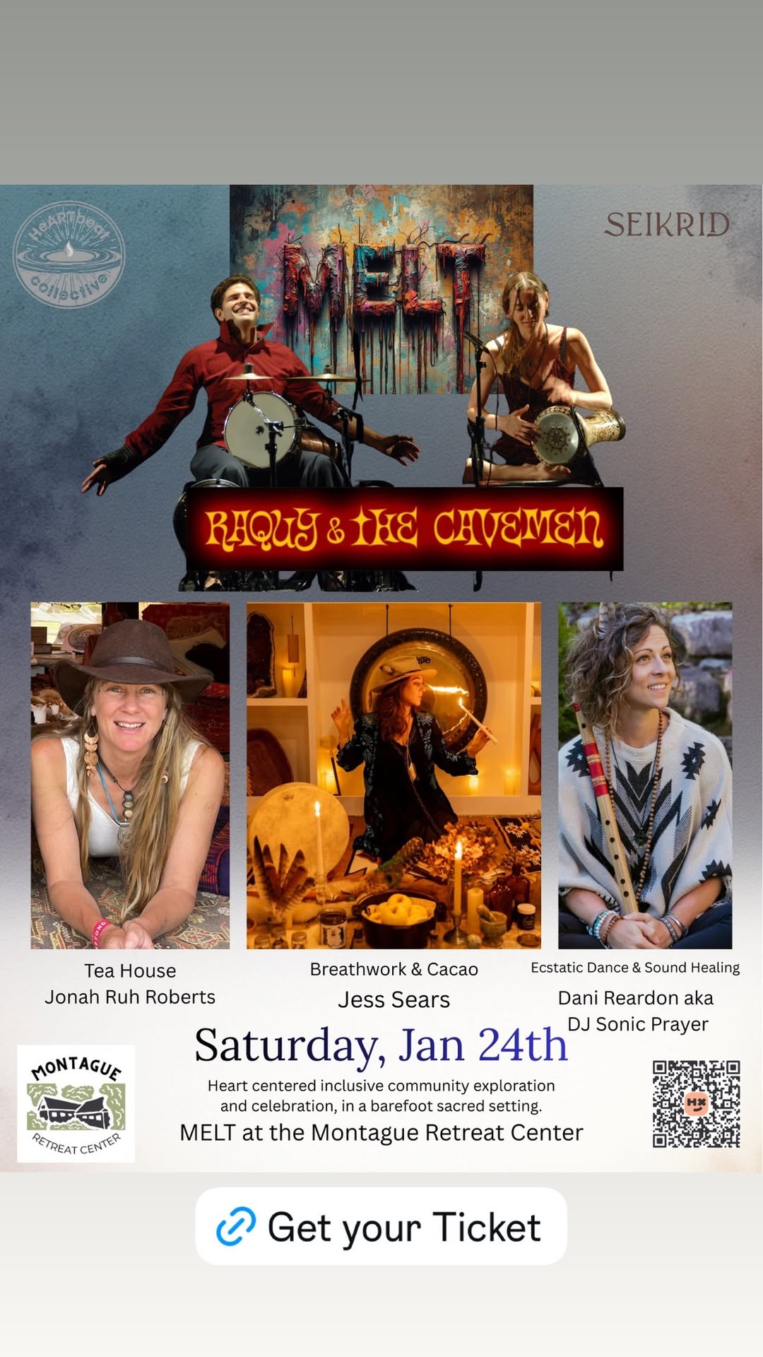 MELT at the MRC: January w Raquy & the Cavemen, DJ Sonic Prayer, Jessica Sears & Jonah Ruh Roberts