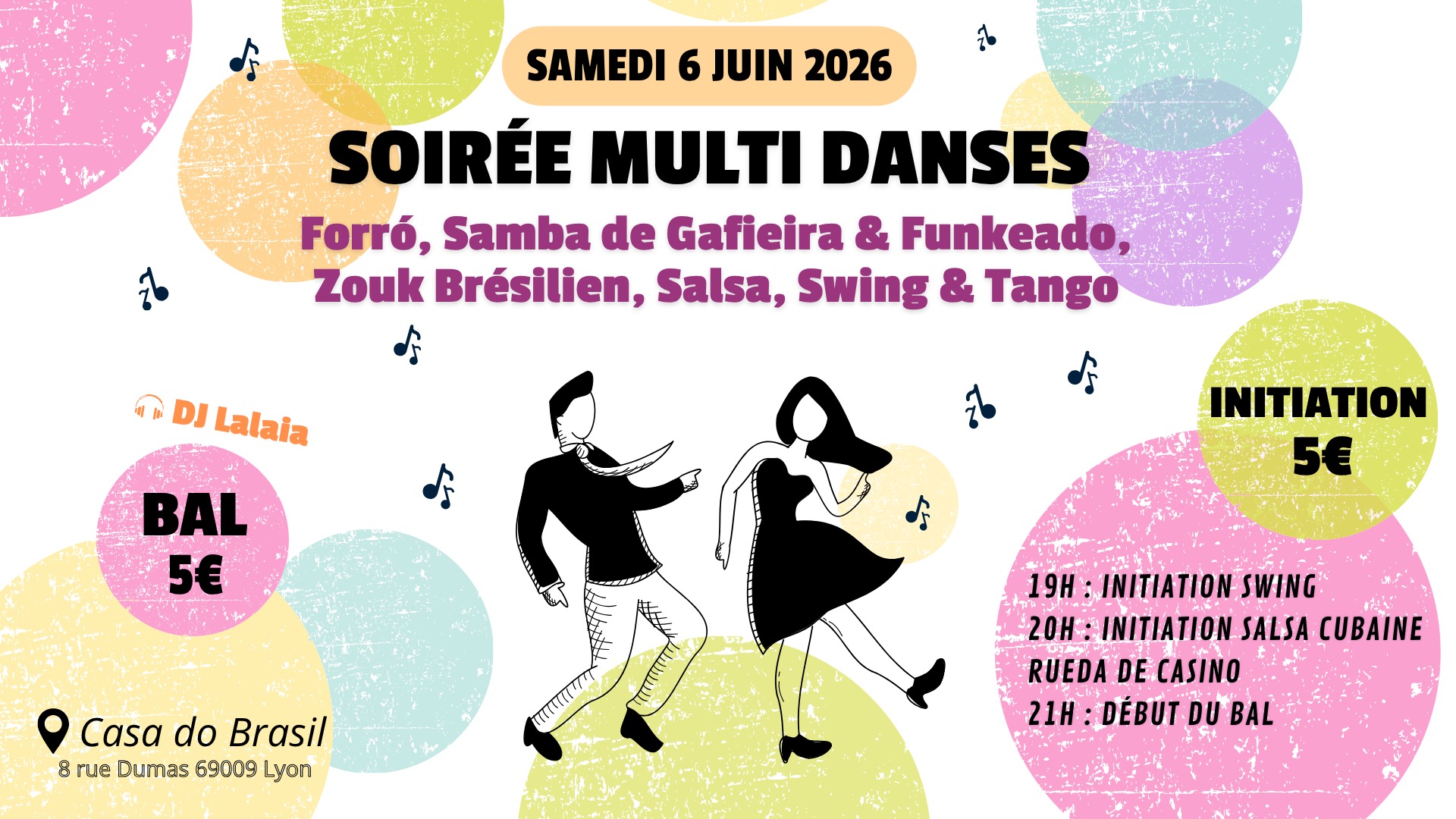 Soirée Multi Danses à la Casa do Brasil