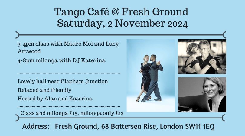 Tango Café - milonga and class with Lucy and Mauro