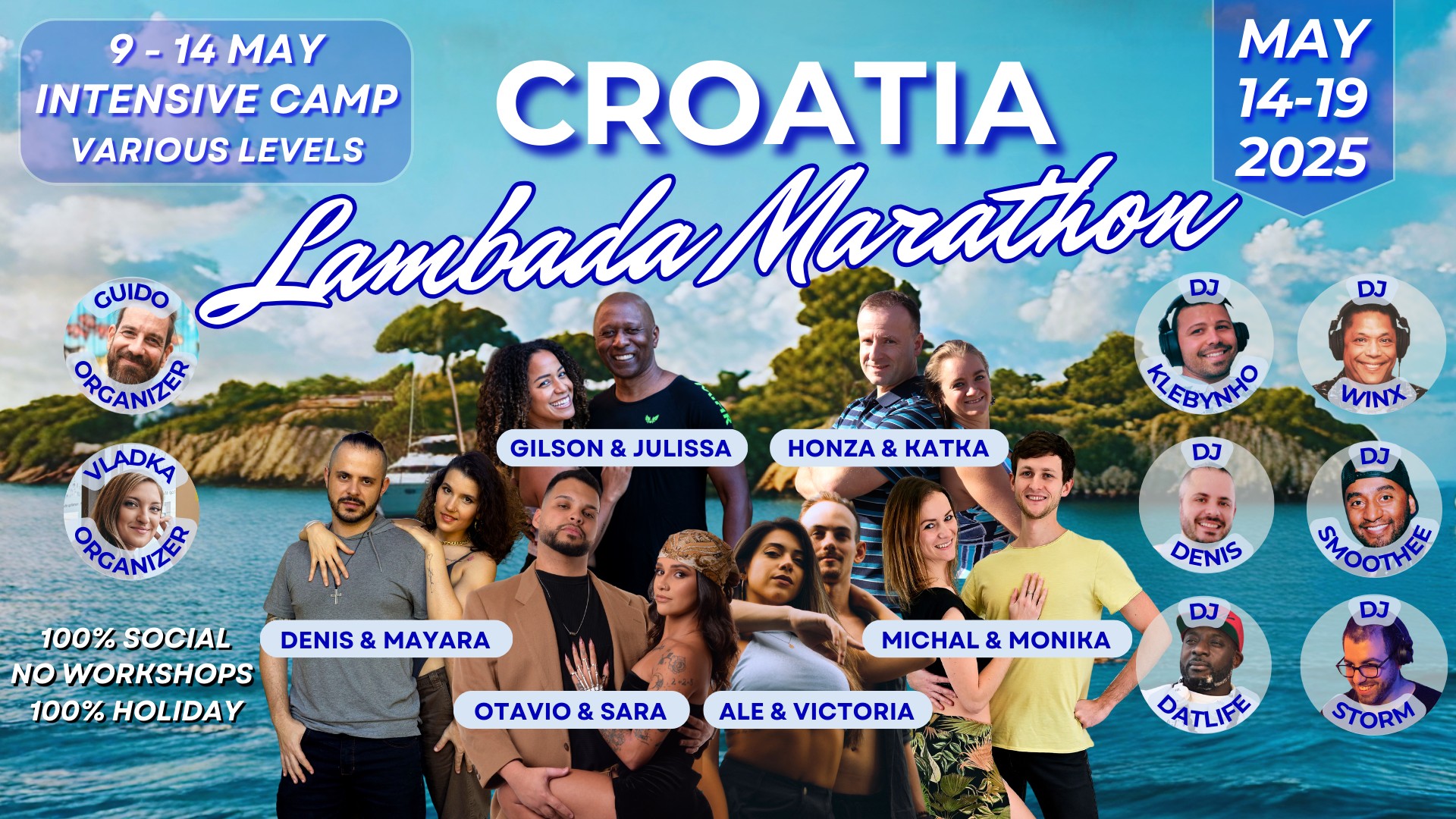 Croatia Lambada Marathon 14-19 May 2025