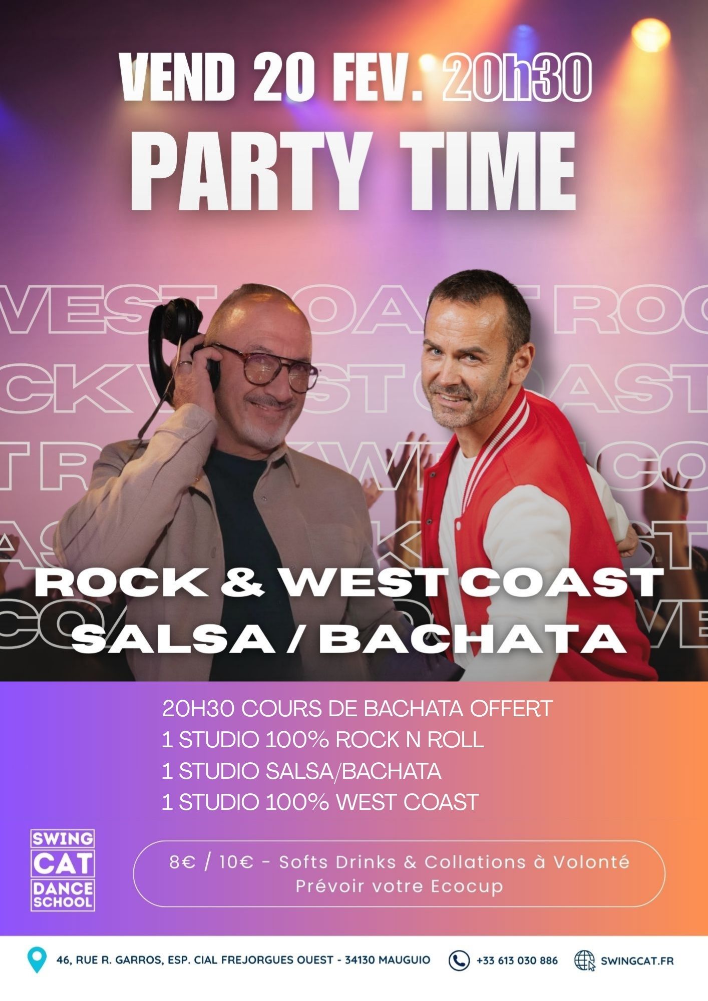 Party Time Rock, Salsa, Bachata, West Coast