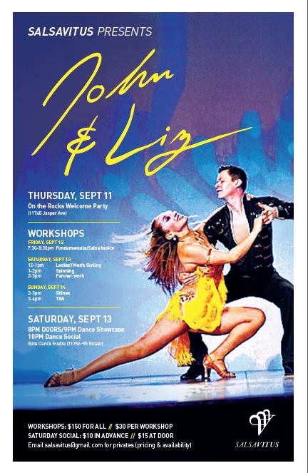 John Narvaez & Liz Rojas September Workshop Weekend