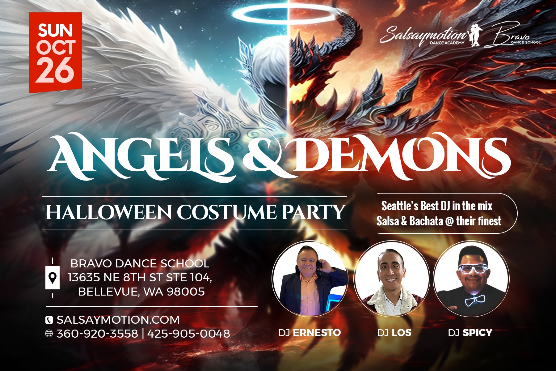 ANGELS & DEMONS HALLOWEEN COSTUME PARTY π