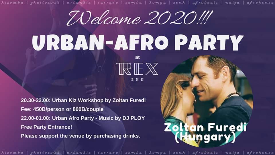 Urban-Afro Party "Welcome 2020" & Urbankiz Workshop