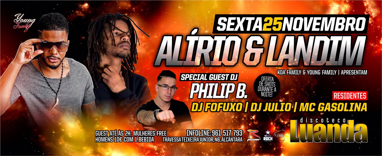 ALÍRIO & LANDIM na Discoteca Luanda
