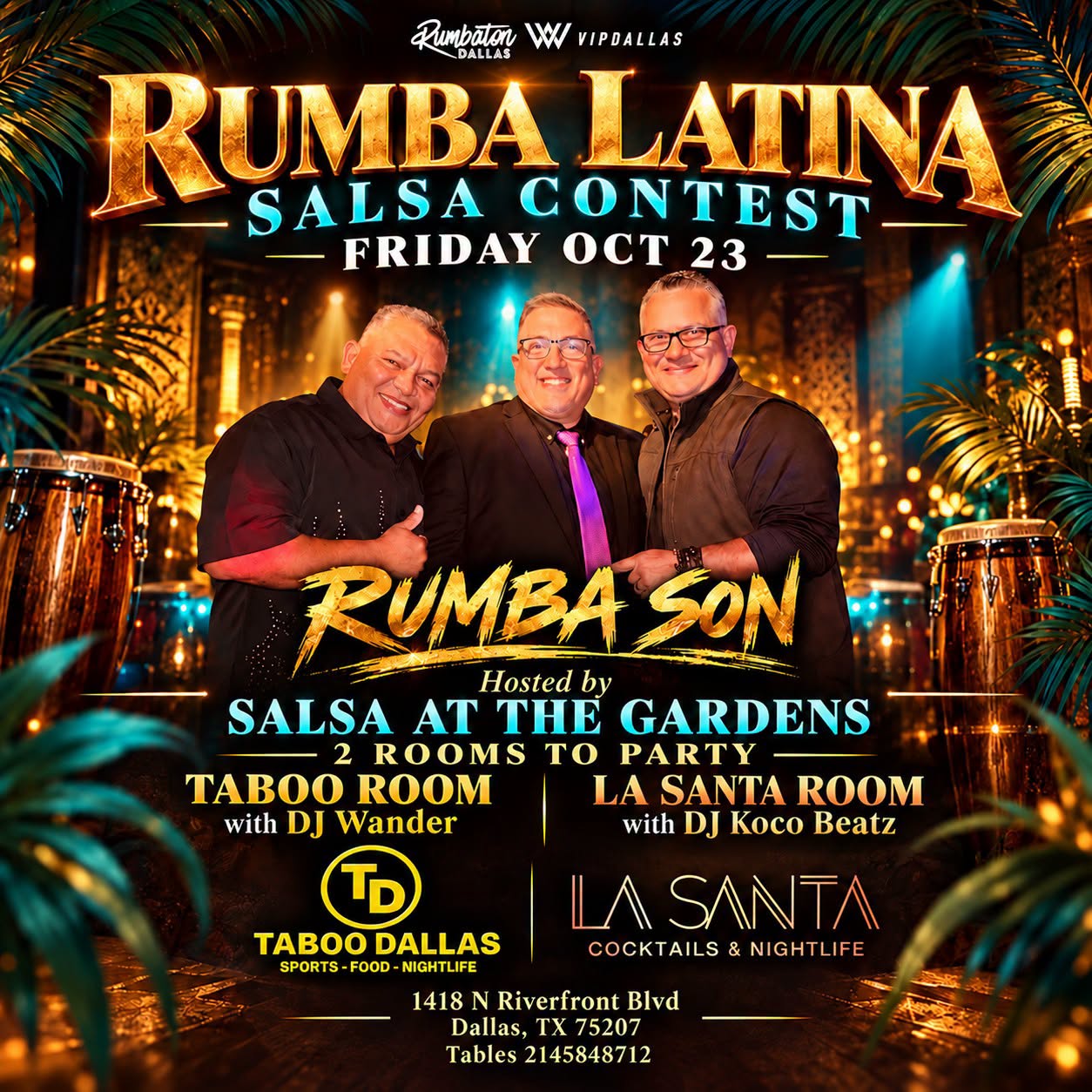 RUMBA LATINA SALSA CONTEST @ TABOO DALLAS