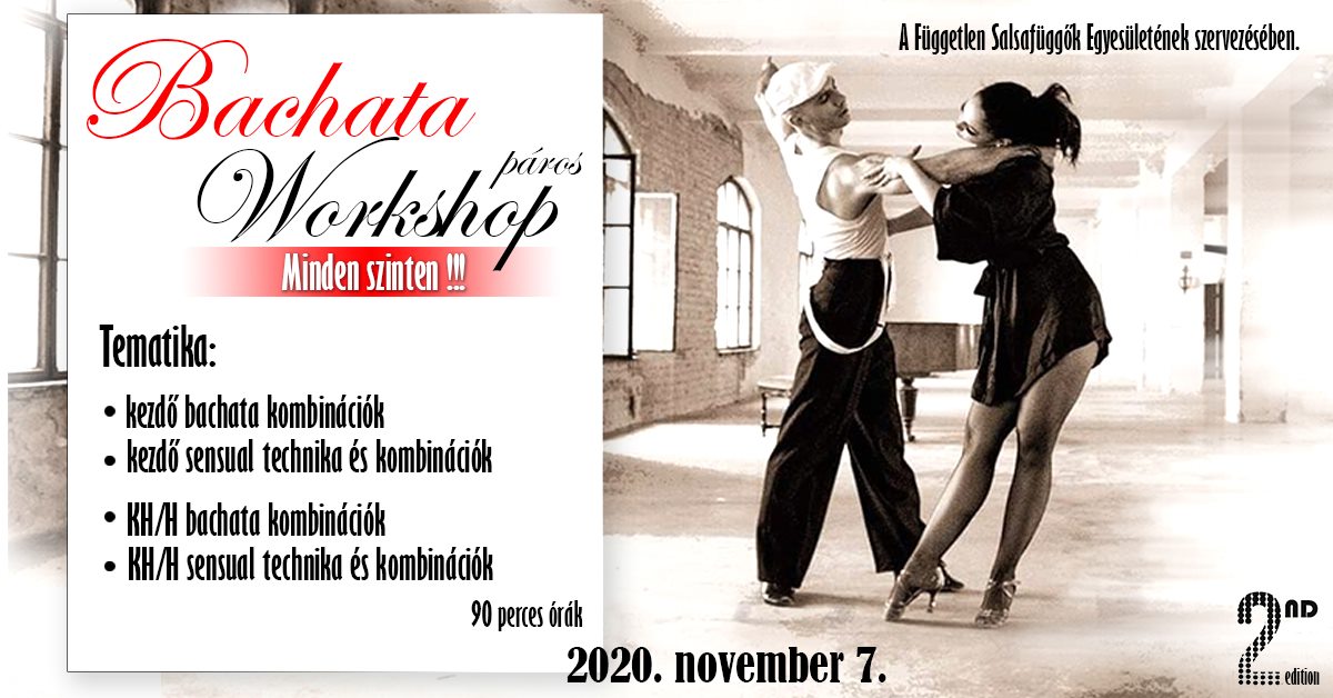 Bachata workshop Dorkával (all level)