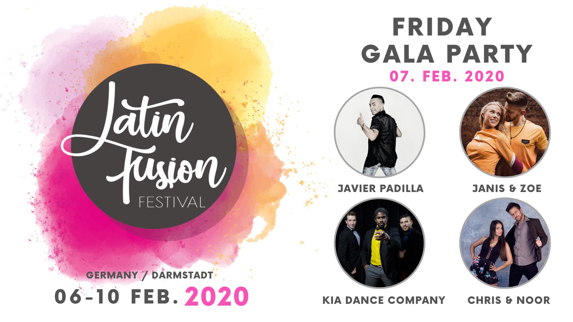 Friday Gala Party - Latin Fusion Festival 2020!