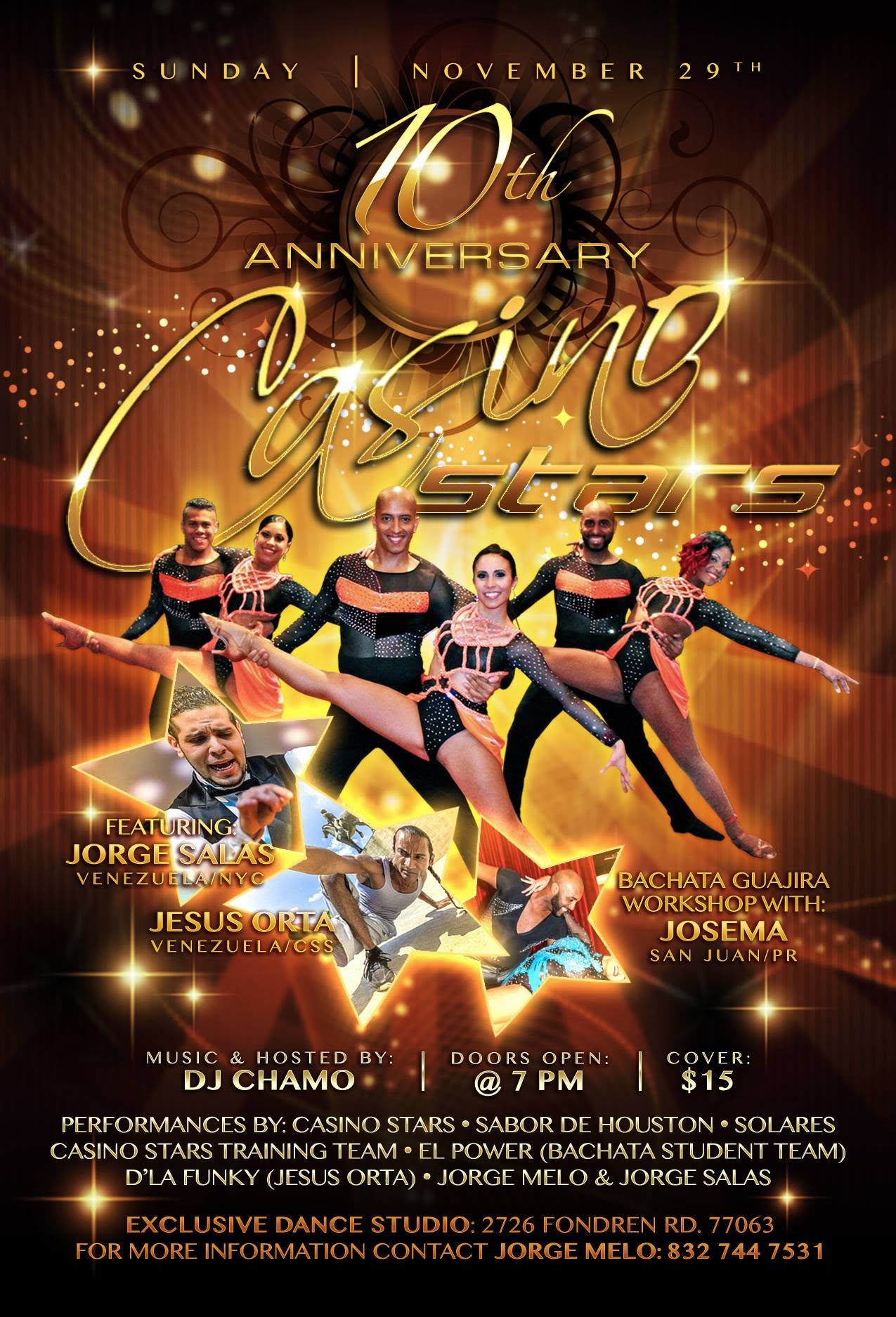 CASINO STARS 10Th ANNIVERSARY.