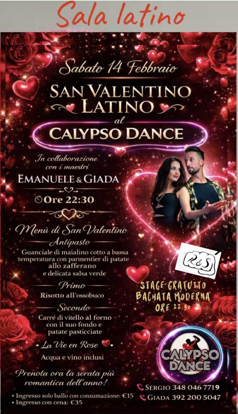 San Valentino latino e ballabili