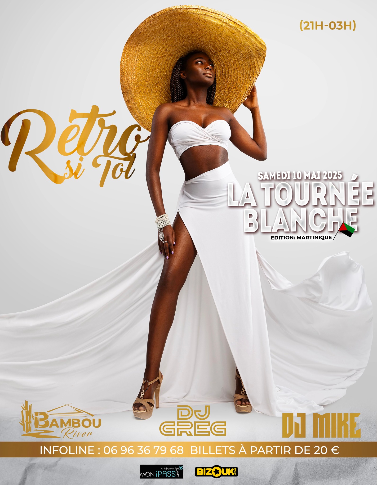 RETRO SI TOL MARTINIQUE DJ GREG & DJ MIKE TOURNEE BLANCHE 2025