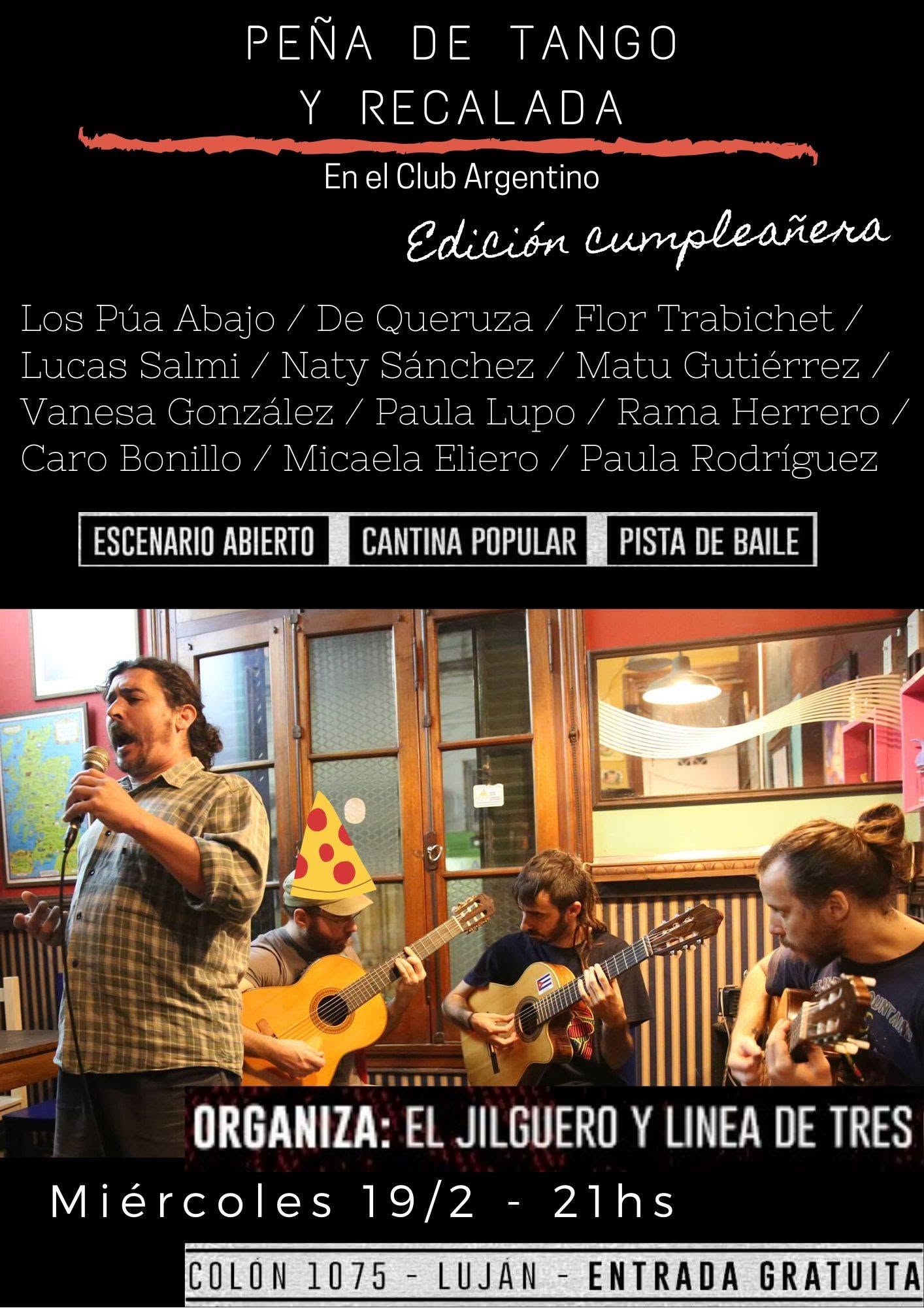 ¡Peña de Tango y Cumpleaños doble!