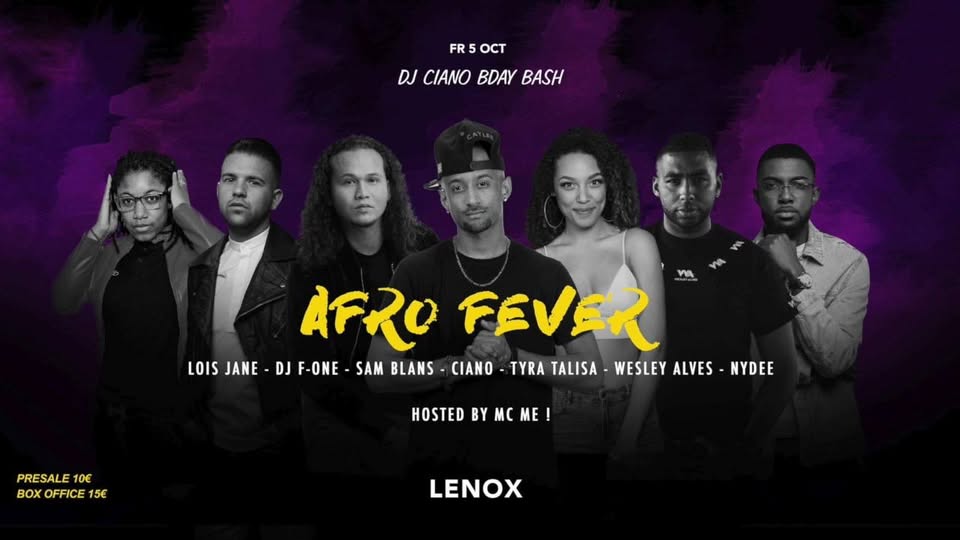 Afro Fever DjCiano Birthday Bash Lenox 05.10