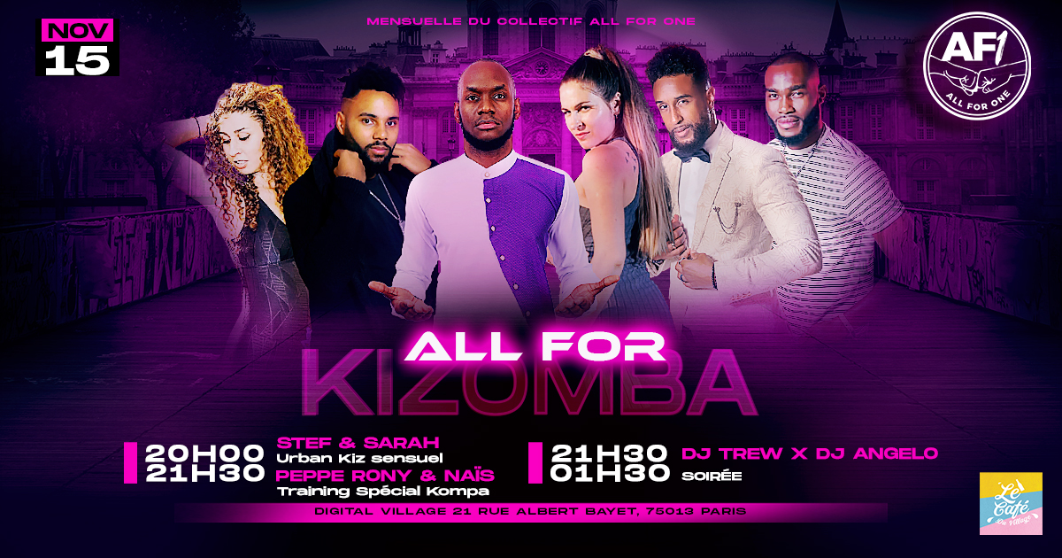 ALL FOR KIZOMBA 15 NOVEMBRE 2023