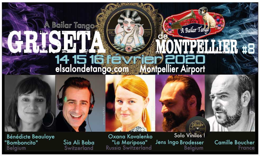 ★Griseta #8 de Montpellier 141516 FEB 2020 - El Salon de Tango★