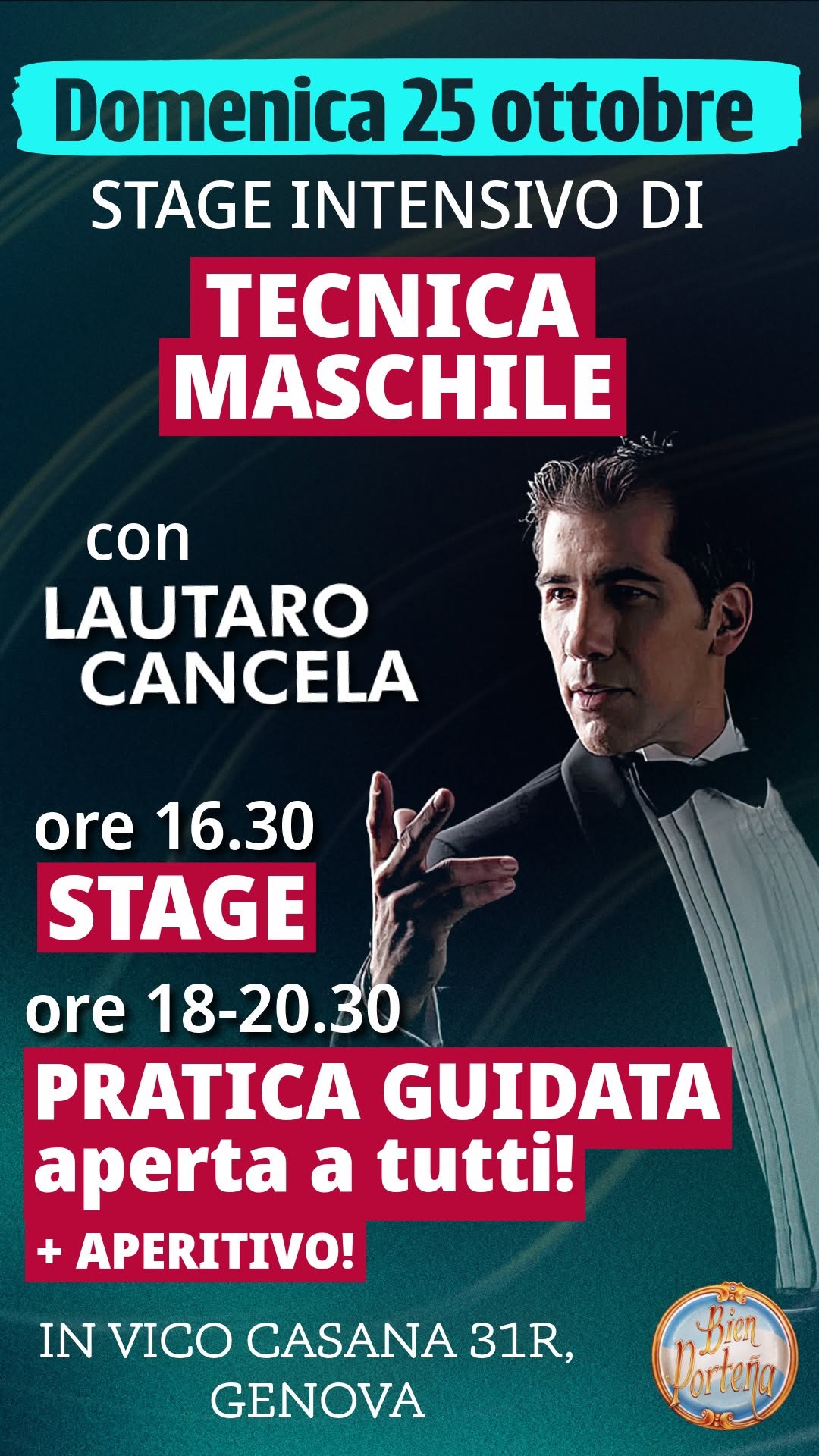 Stage per Leaders con pratica guidata e Aperitivo ‼️