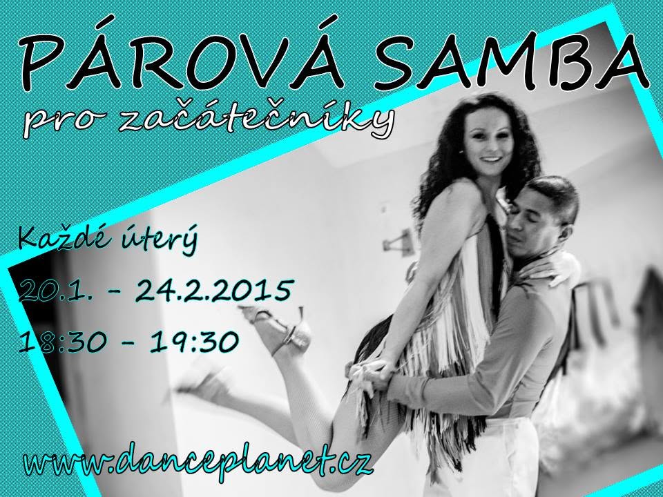 KURZ PÁROVÉ SAMBY (SAMBA DE GAFIEIRA) PRO ZAČÁTEČNÍKY