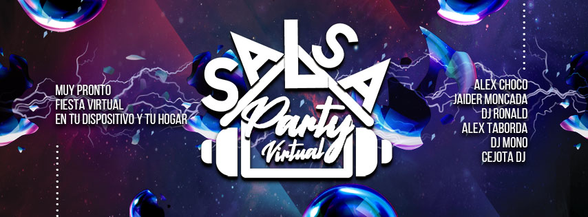 Salsa party virtual