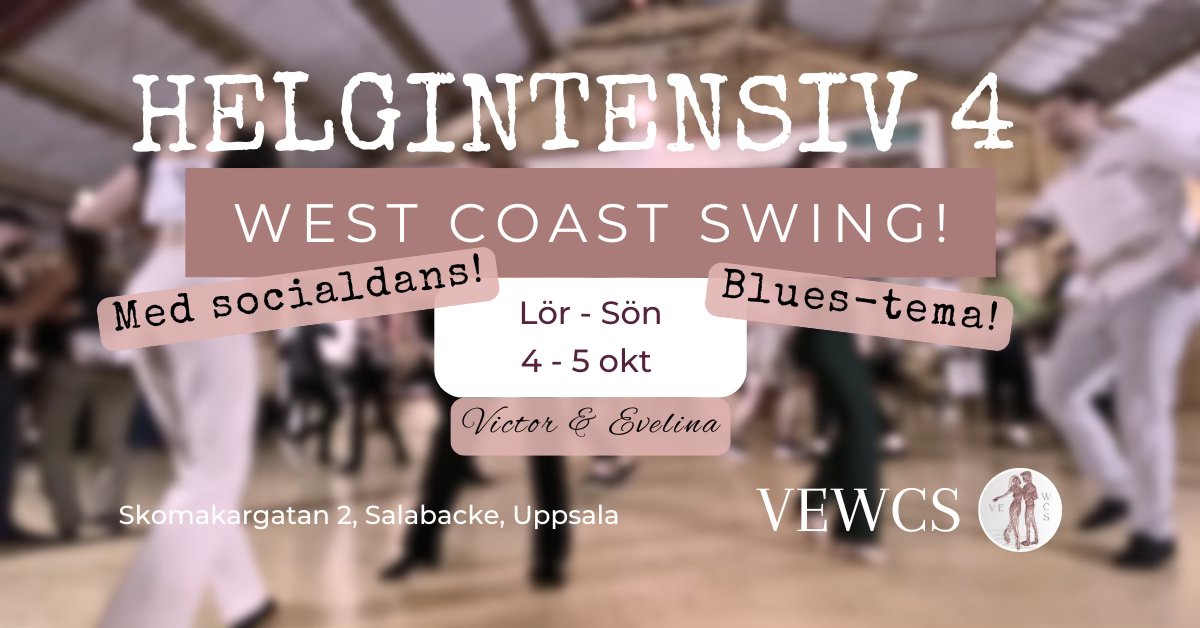 Bluesintensiv 1 - West Coast Swing