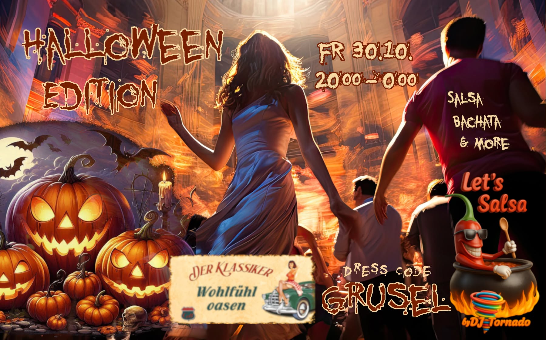 Pre-Halloween Party: Salsa, Bachata & More in Hof bei Salzburg