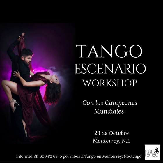 Clase de Tango Escenario con los Campeones Mundiales