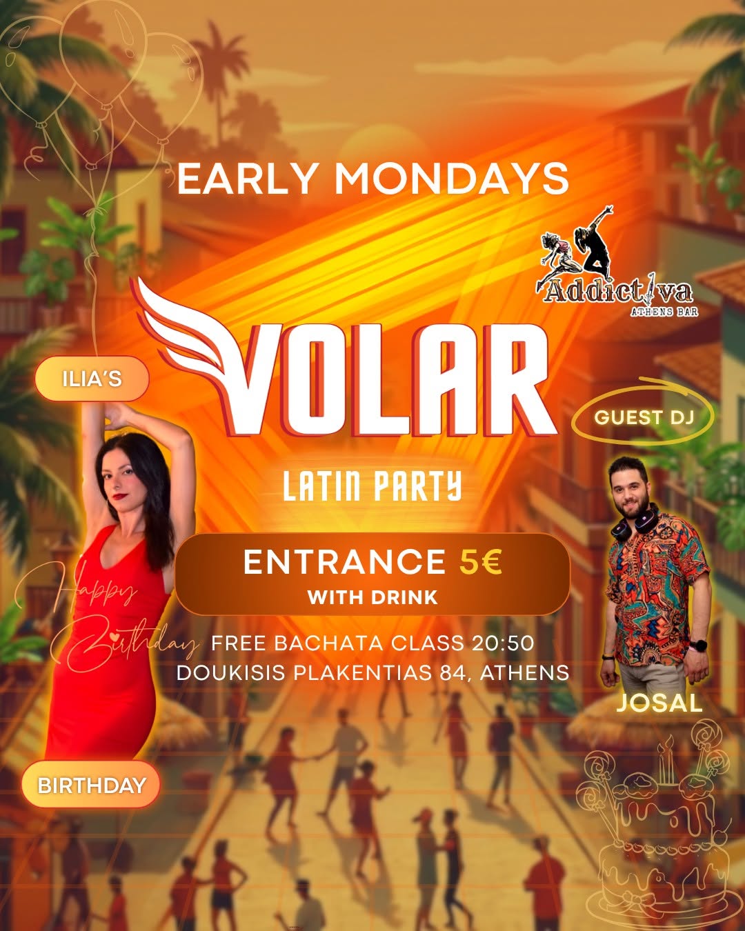 VOLAR Latin Party Open&Early Mondays