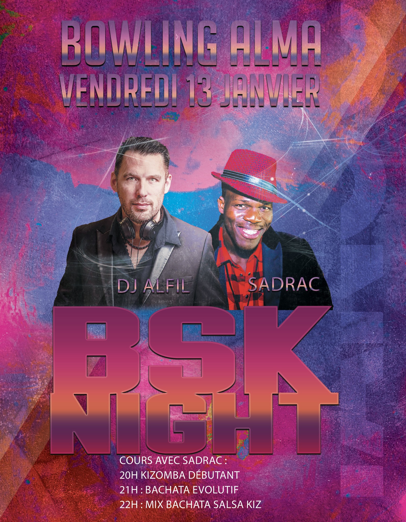 SBK Night Rennes Bowling CAP Malo DJ Alfil + Sadrac