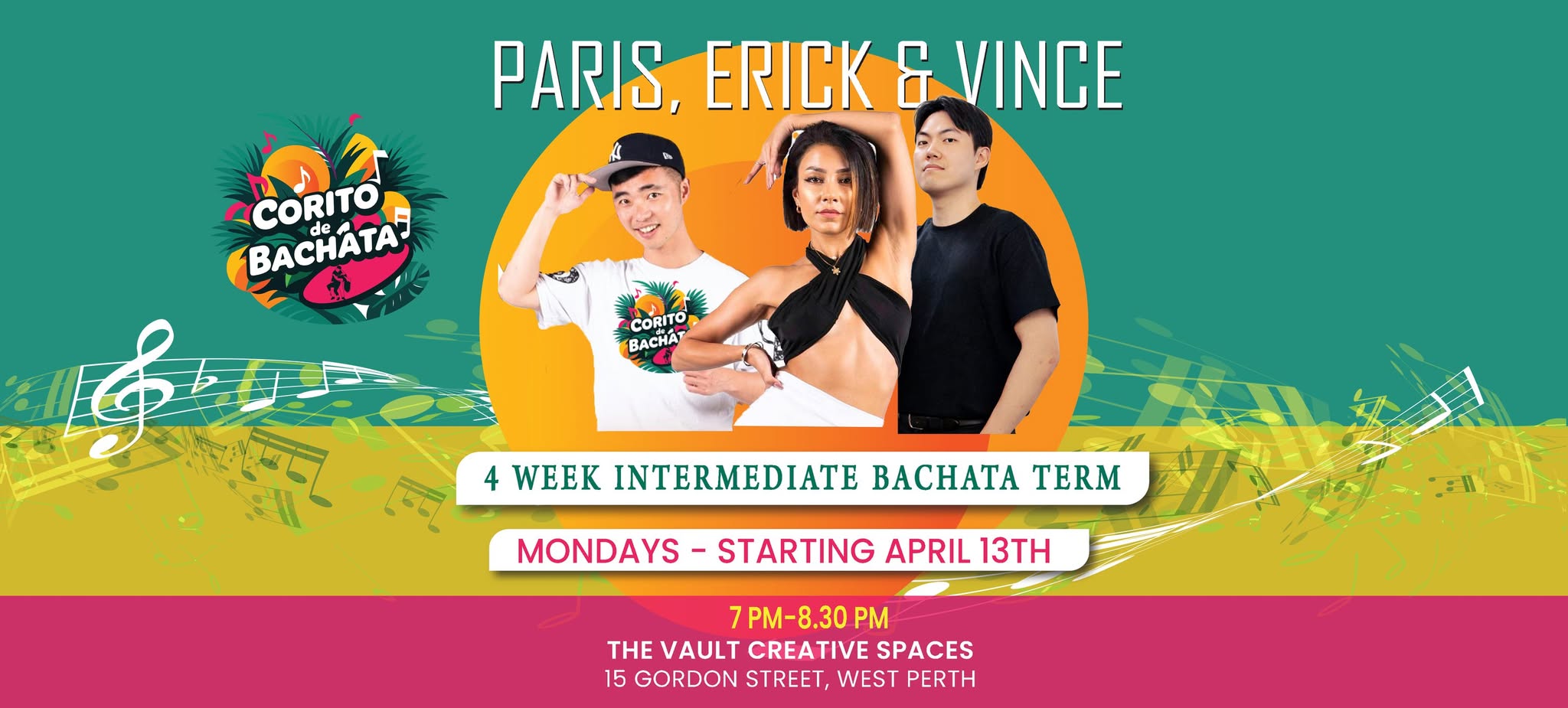 Intermediate 4 Week Term with Paris, Erick and Vince - May Edition!