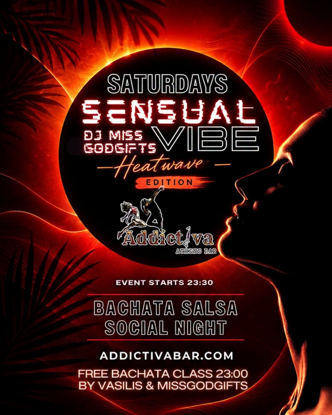 Sensual Vibe Saturdays Bachata Social Dancing Night Rooftop Party