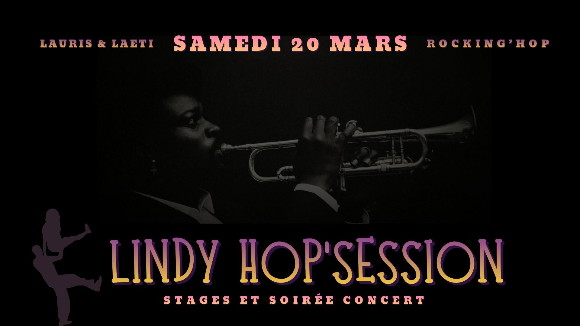Lindy hop'session samedi 20 mars 2027