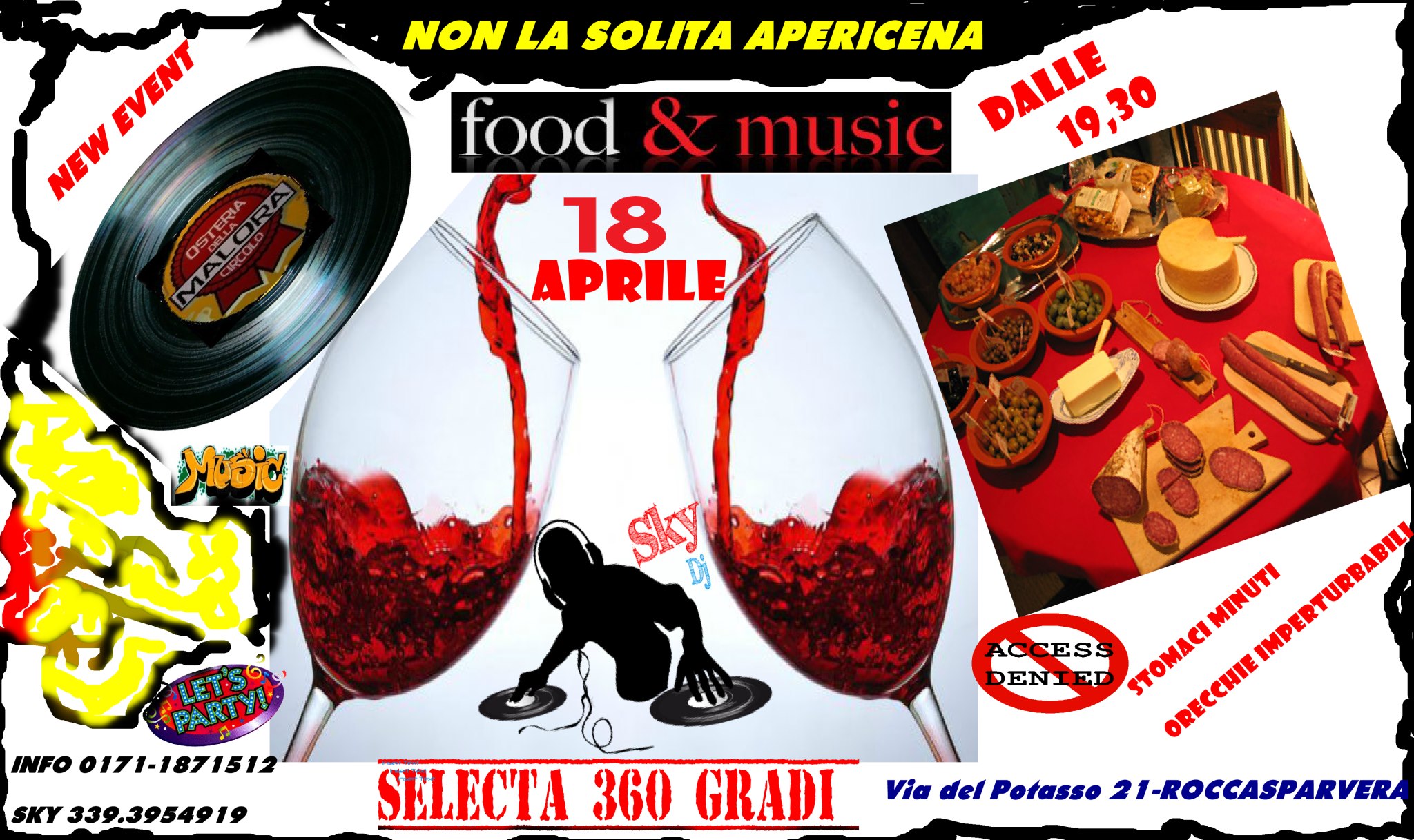 APERICENA, MA NON LA SOLITA!!!!