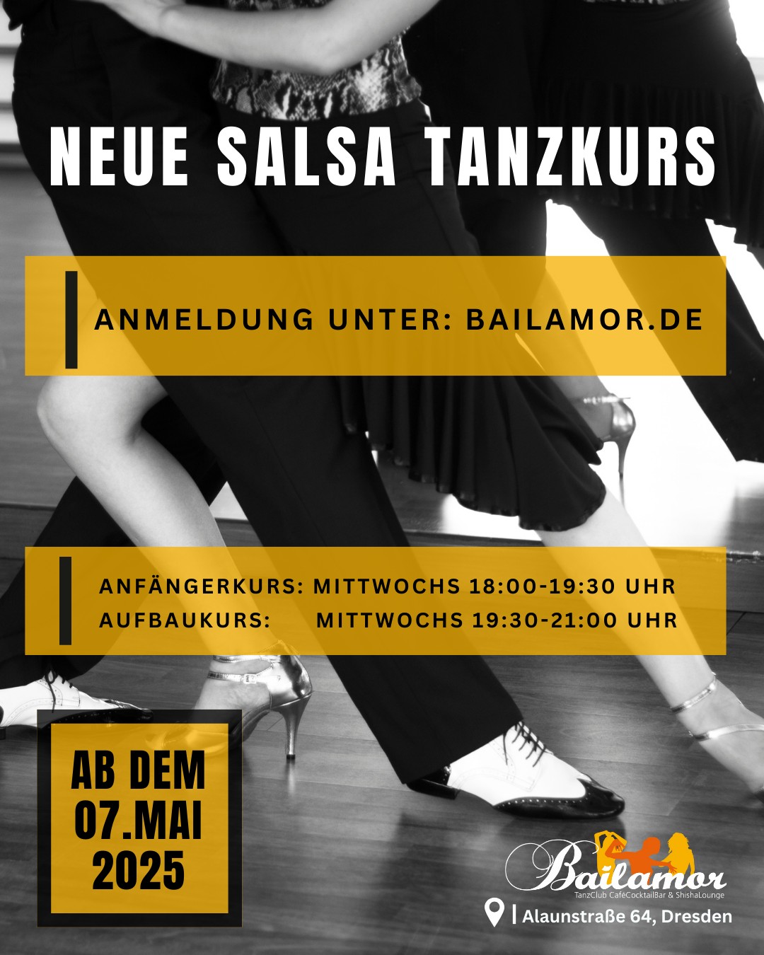 NEUE SALSA-TANZKURSE DRESDEN