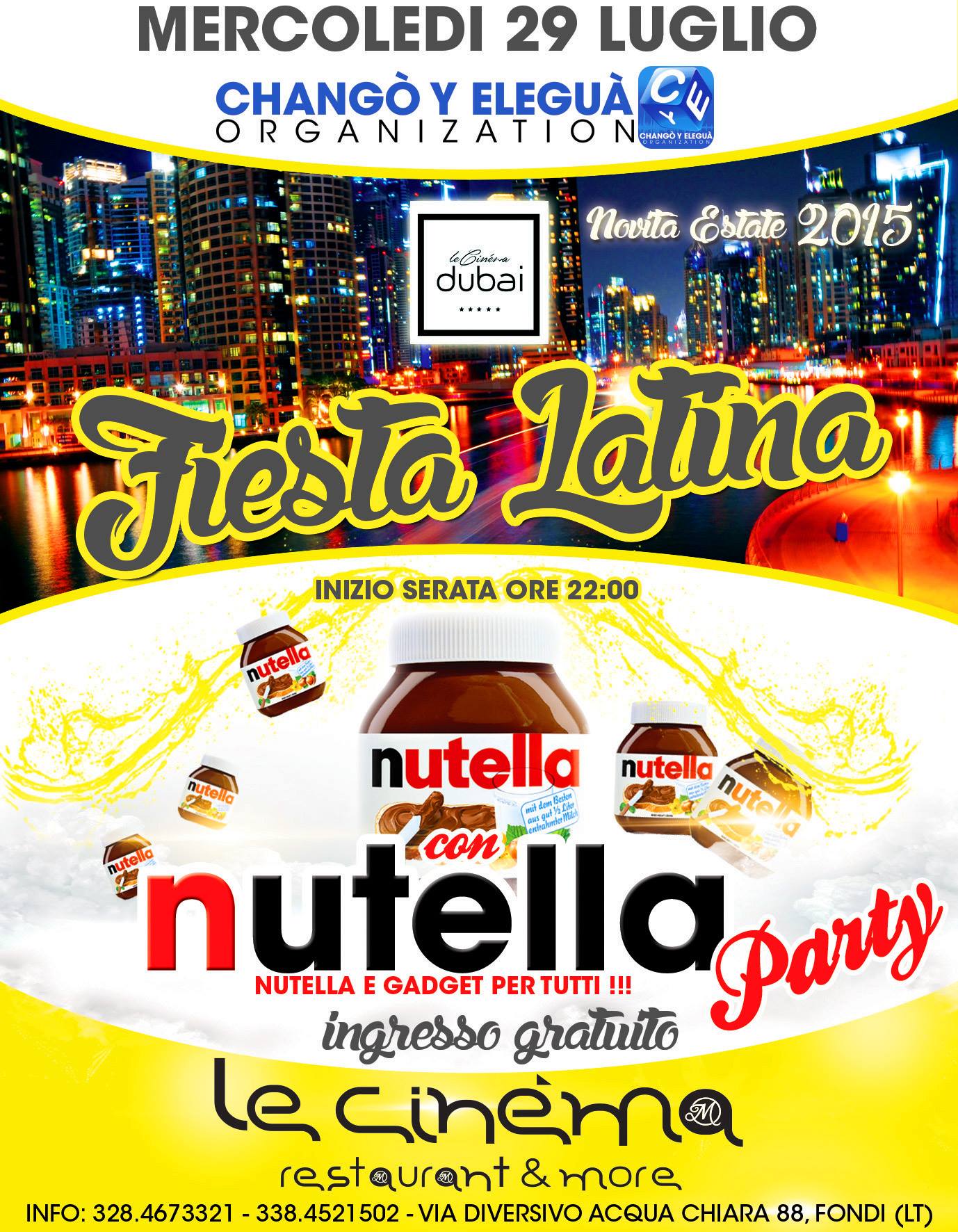 Fiesta Latina - Le Cinema Fondi (LT) - Tutti i Mercoledi - INGRESSO FREE