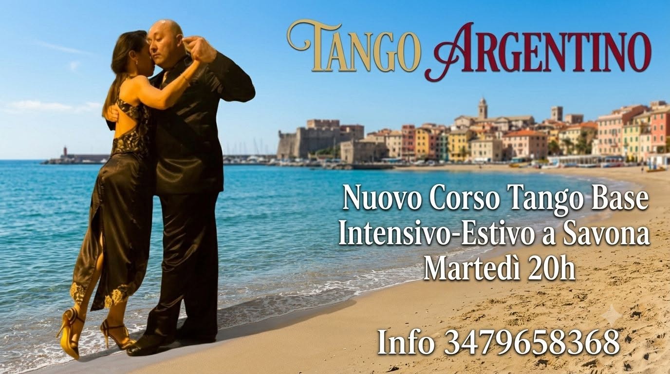 Nuovo Corso Base Tango Argentino Intensivo-Estivo, tutti i Martedì dell'estate