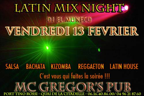 LATINMIX MC GREGOR'S PUB