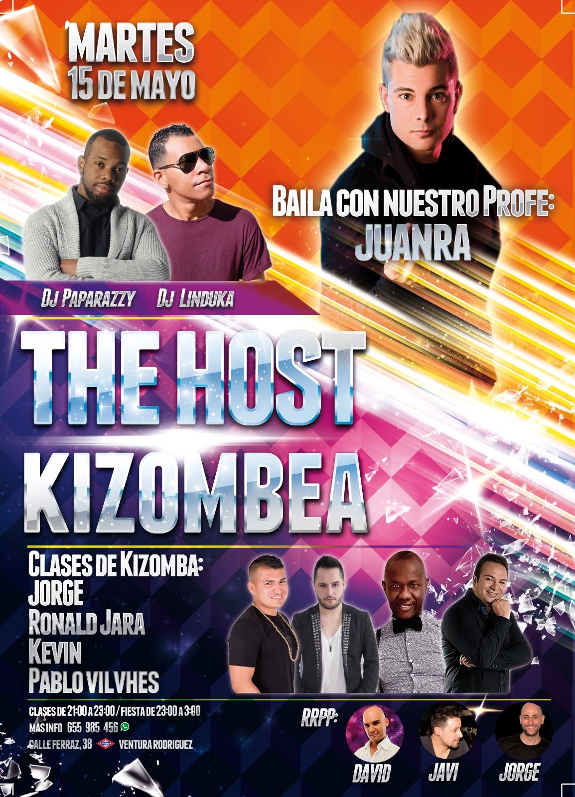 Martes 15 Mayo - The Host Kizomba