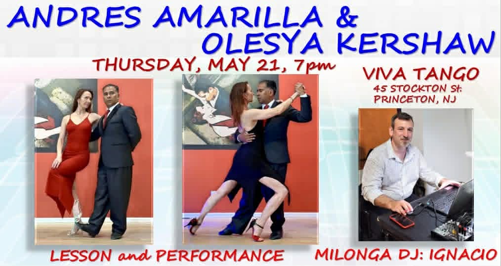 TANGO LESSON, PERFORMANCE and MILONGA with DJ
