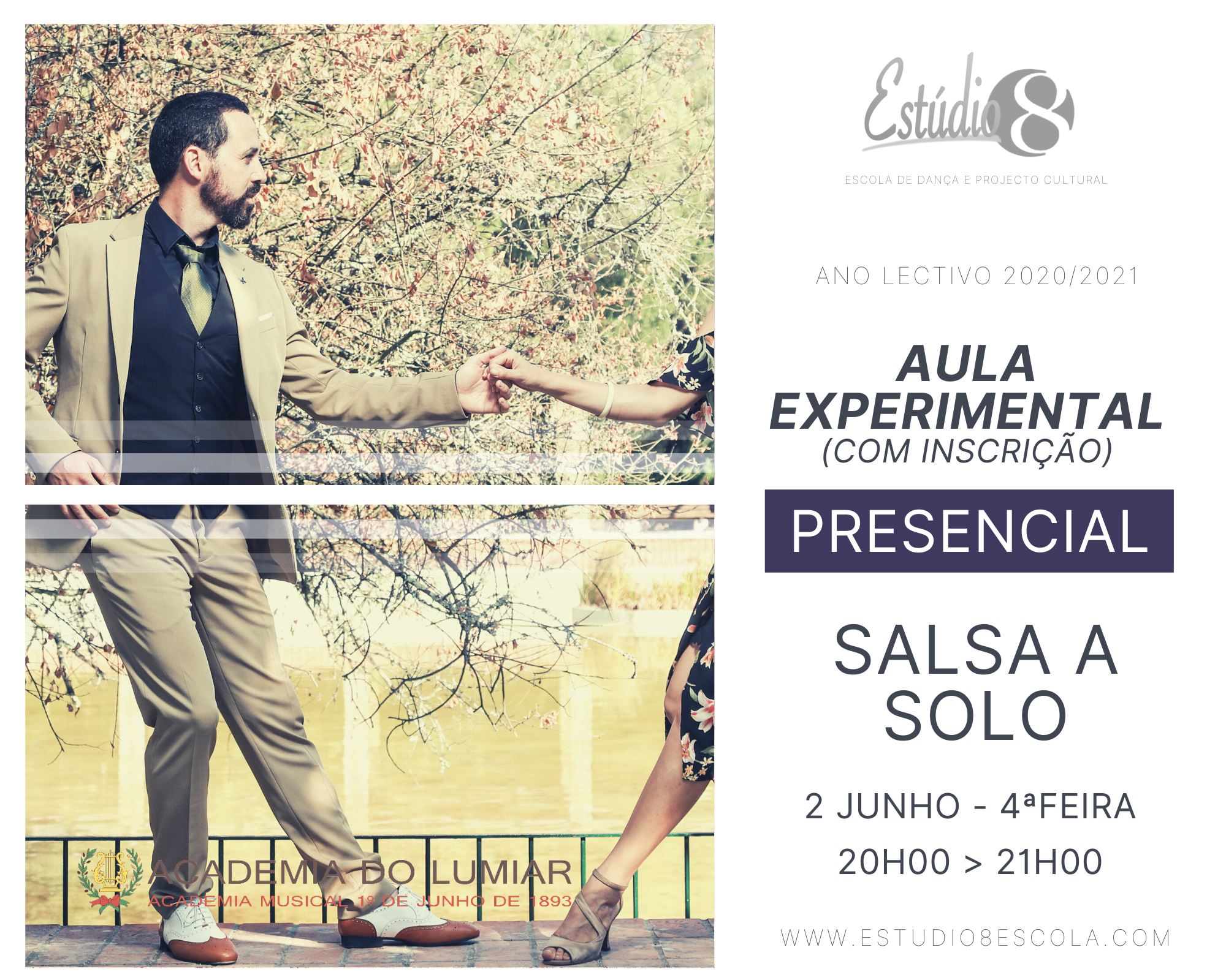 Aula Experimental de Salsa a Solo no Lumiar por João Fanha
