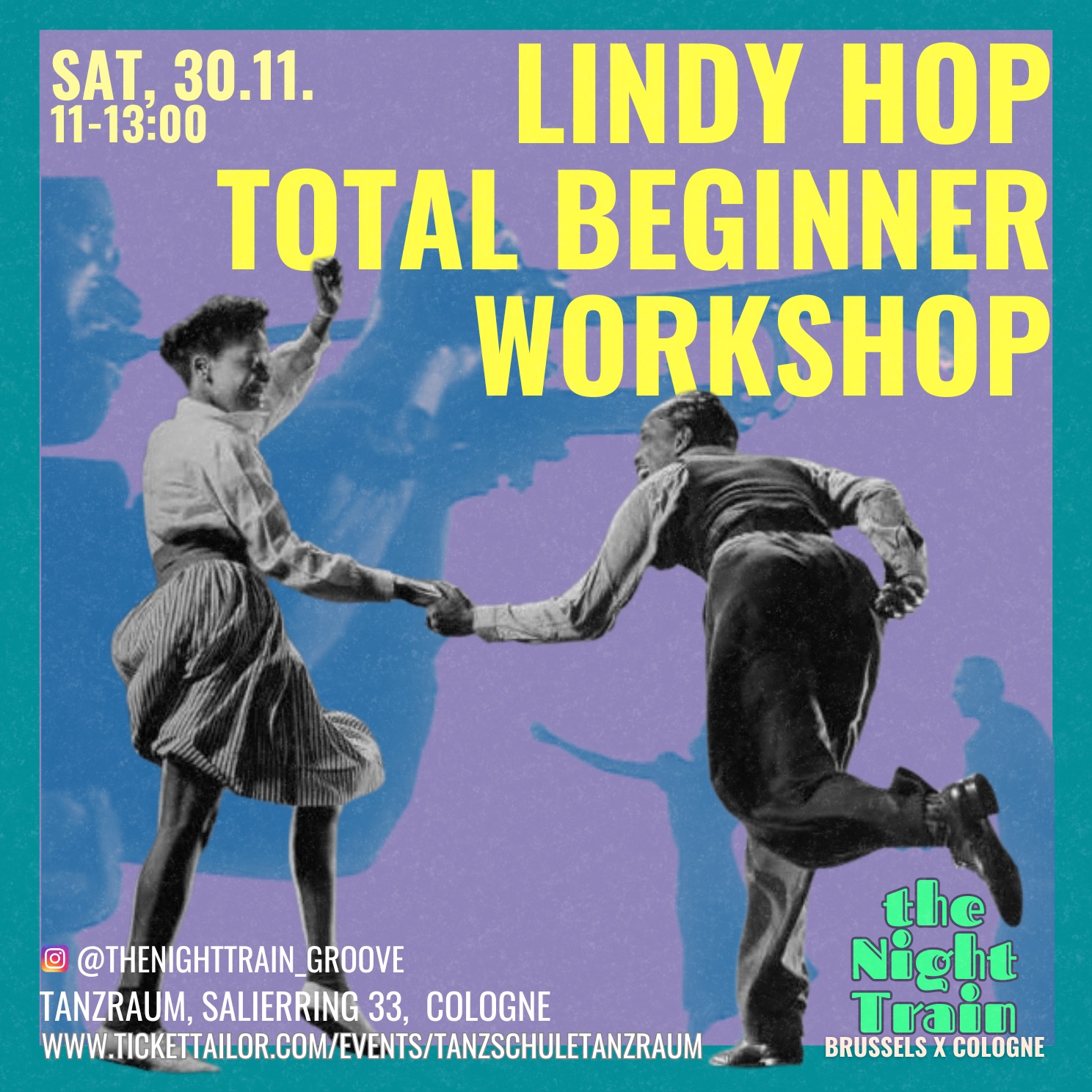 Lindy Hop Total Beginner Workshop in Cologne