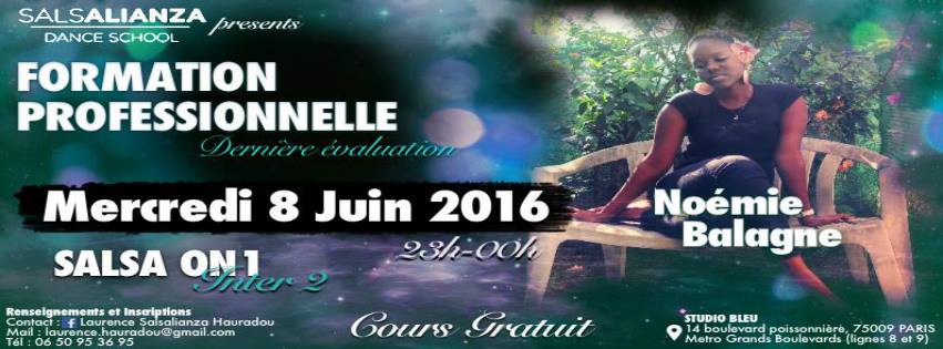 Cours salsa on 1 inter 2 Gratuit