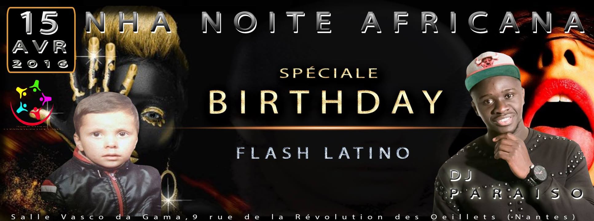 Nha Noite Africana" spéciale Birthday Flash Latino) à Nantes