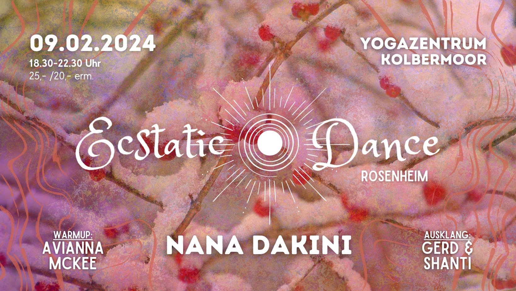 Ecstatic Dance Rosenheim ✦ NANA DAKINI ✦ Avianna McKee Gerd & Shanti