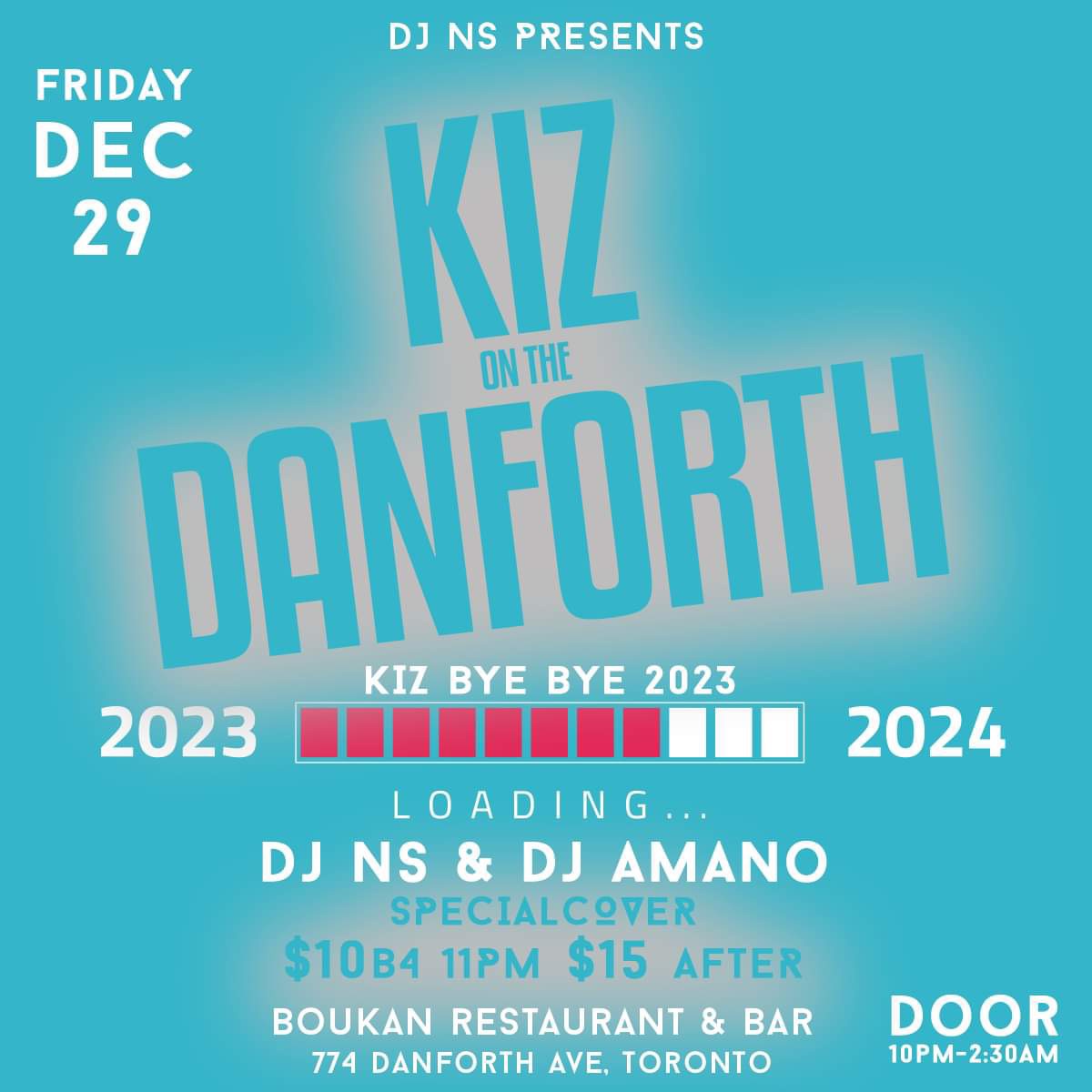 Kiz Bye Bye 2023 W DJ NS & Guest DJ AMANO