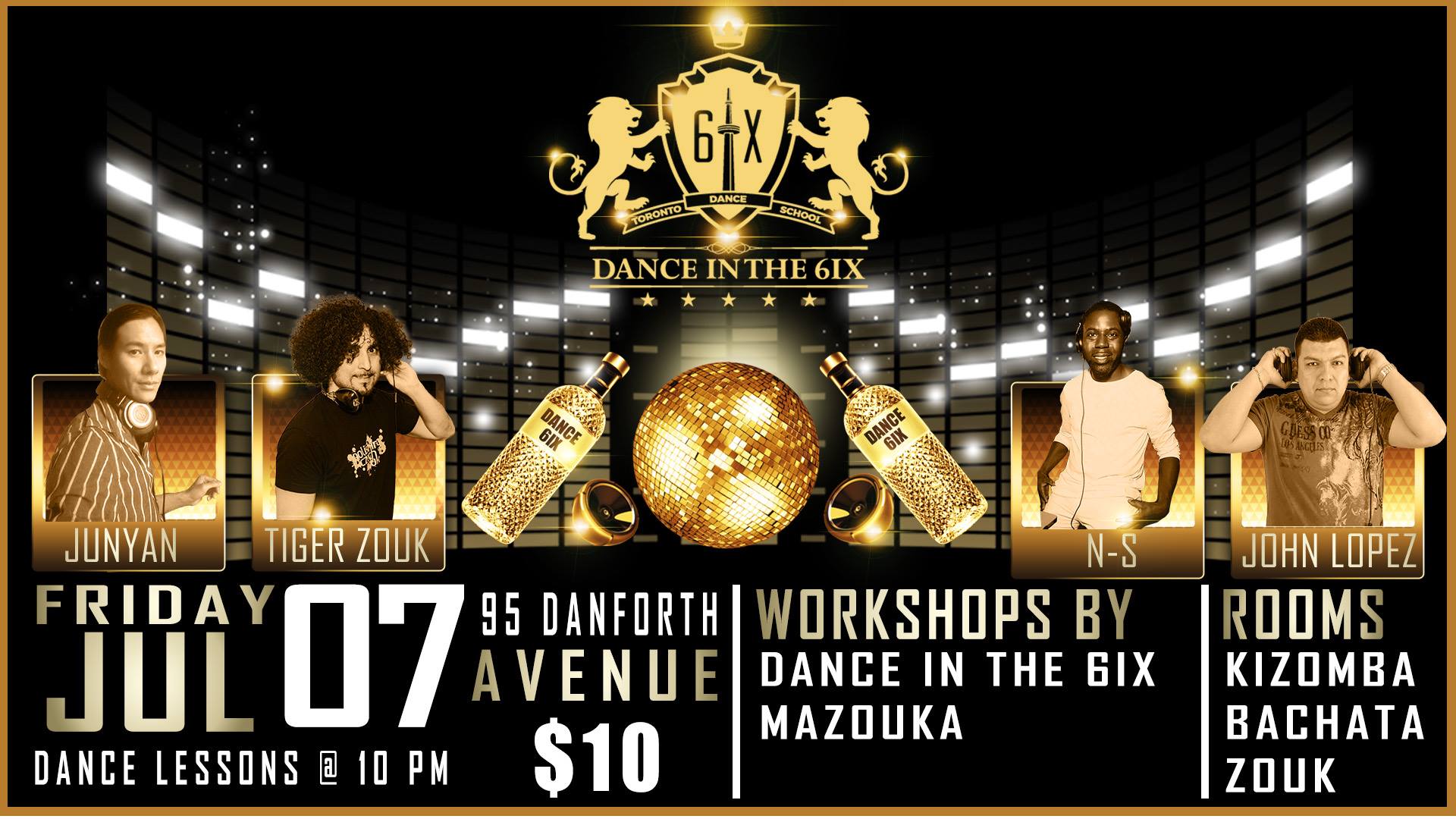 Dance In The 6IX - Bachata, Kizomba & Zouk Friday Fundraiser
