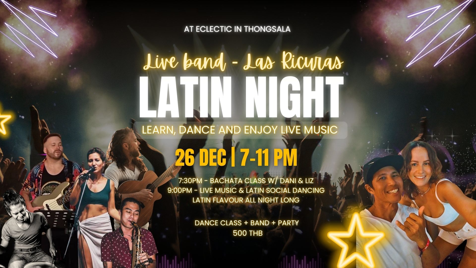 Latin Night Friday Dec 26 @ Eclectic in Thongsala