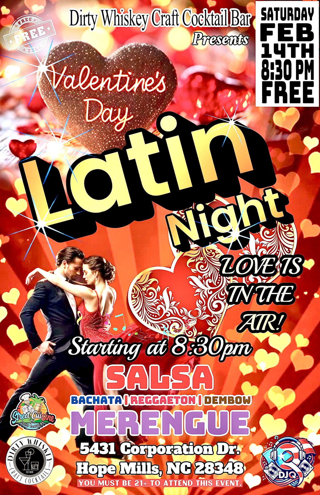Latin Night - Noche Latina St. Valentine’s Edition