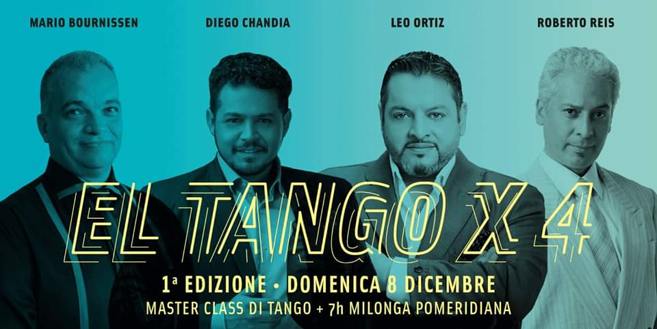 El tango x 4! domenica 8 dicembre