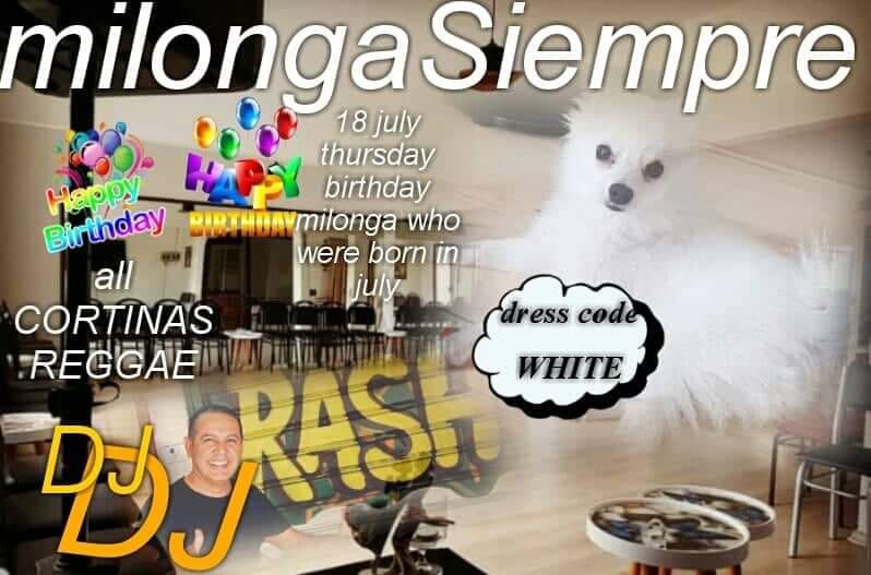 MilongaSiempre @Siemprestudio With DJ RASH
