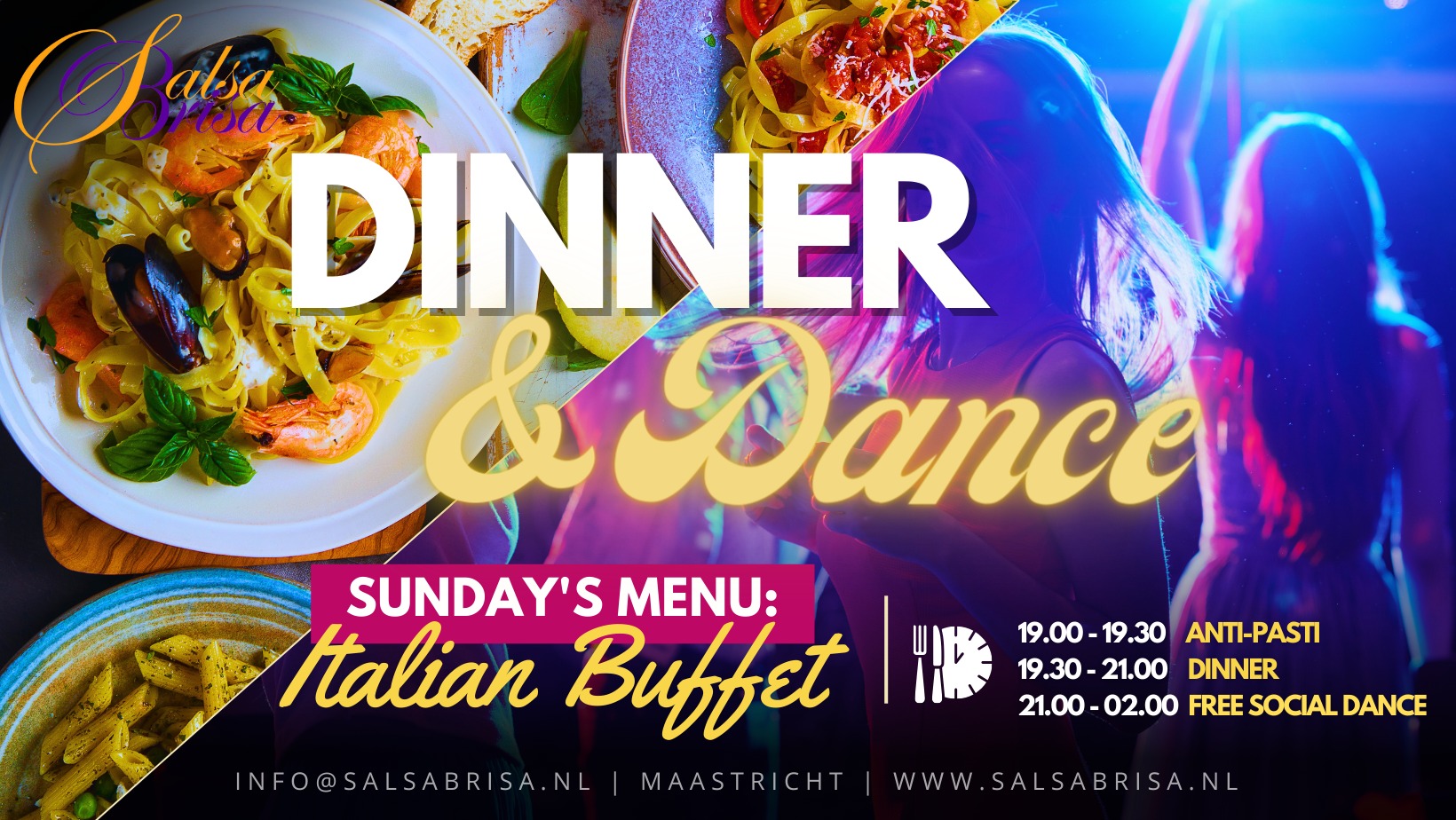 Dinner & Dance Italian Buffet