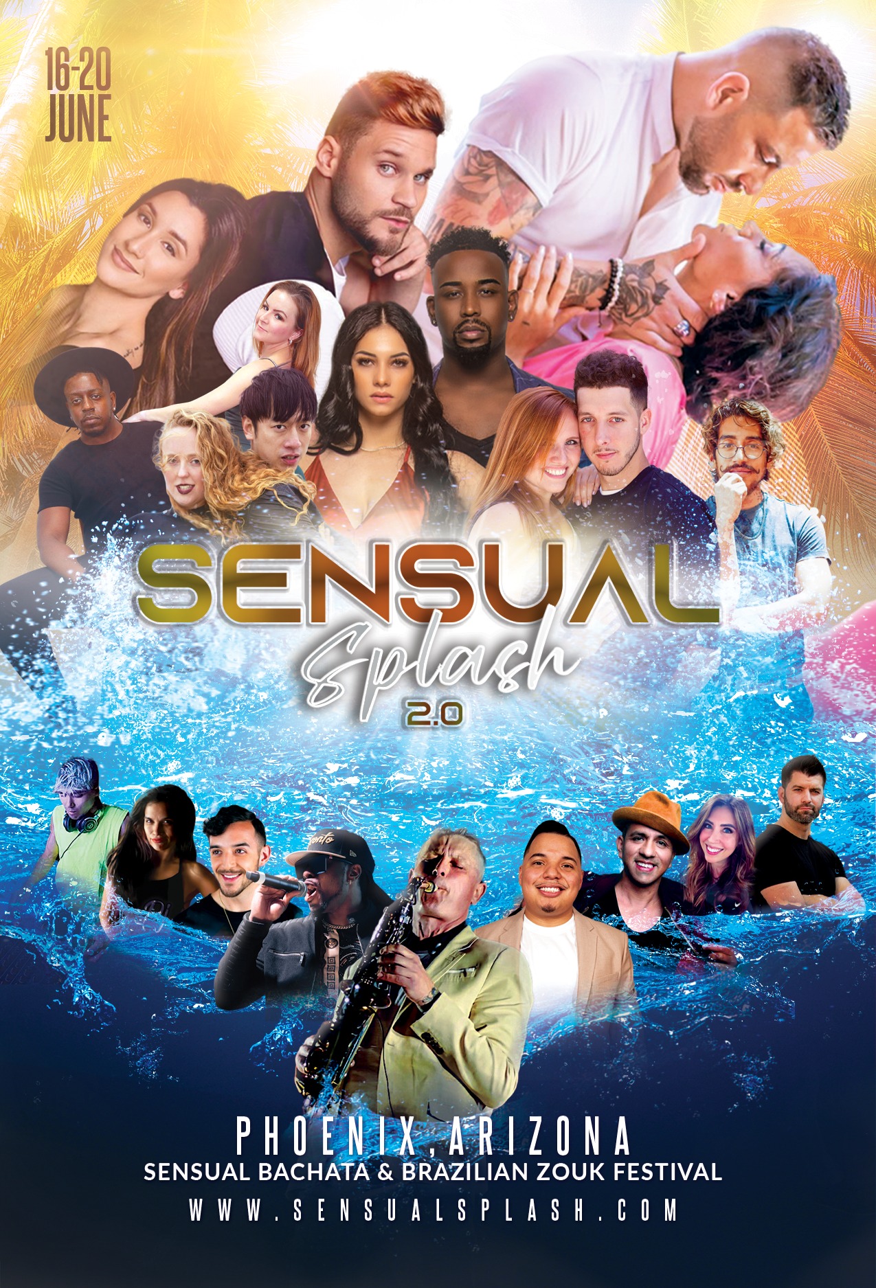 Sensual Splash Fest™ 2.0: Sensual Bachata & Brazilian Zouk Festival